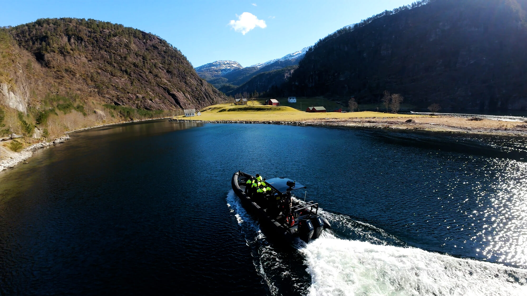 RIB fjord safari from Bergen